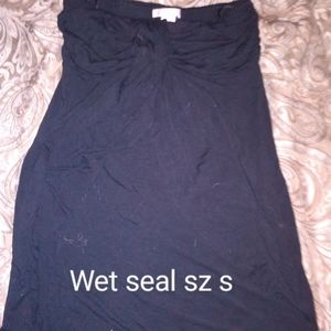 Size s wet seal black dress